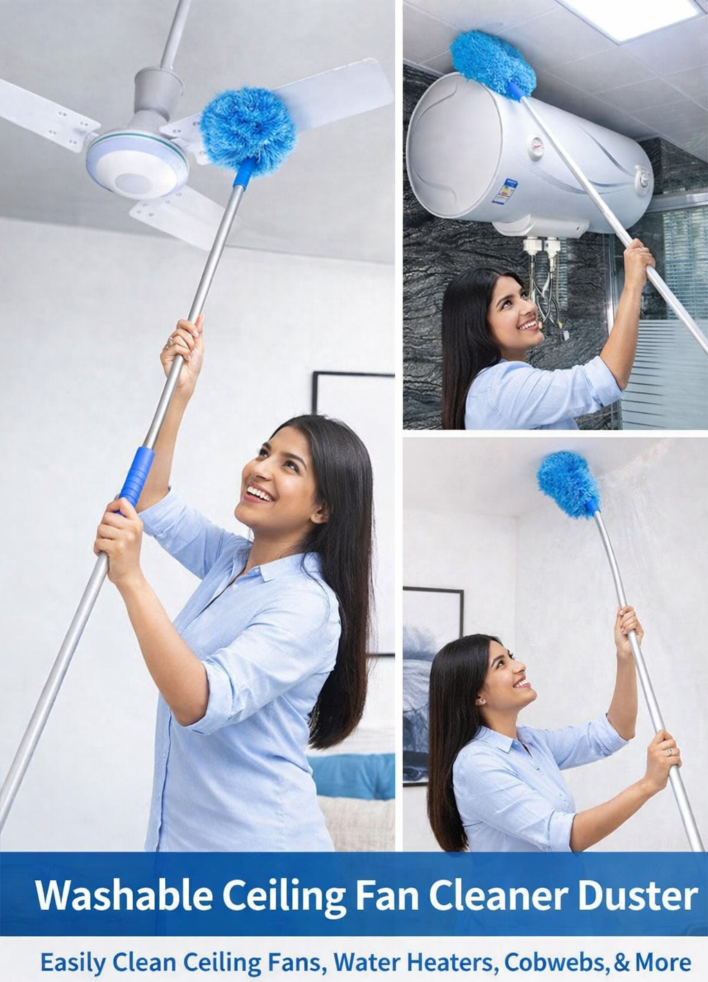 Washable Ceiling Fan Cleaner Duster